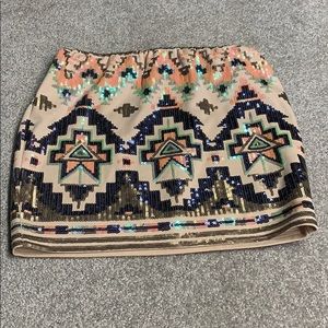 Sequenced Pencil Skirt